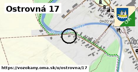 Ostrovná 17, Vozokany