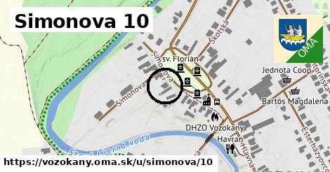 Simonova 10, Vozokany