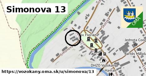 Simonova 13, Vozokany