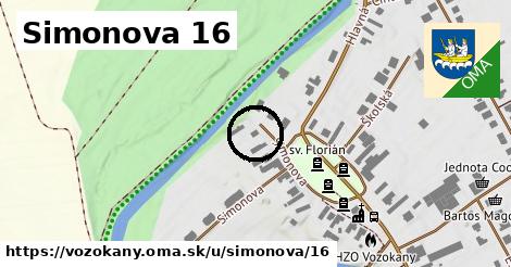 Simonova 16, Vozokany