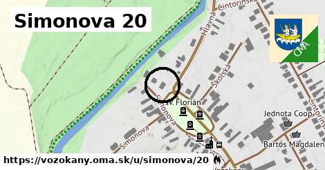 Simonova 20, Vozokany