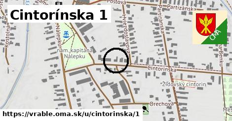 Cintorínska 1, Vráble