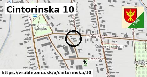 Cintorínska 10, Vráble