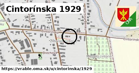 Cintorínska 1929, Vráble