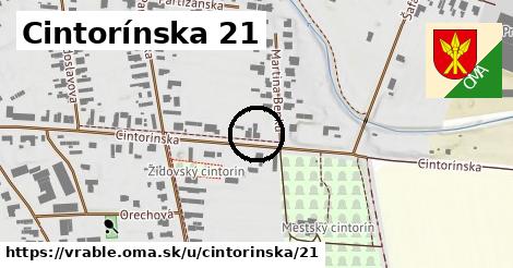 Cintorínska 21, Vráble