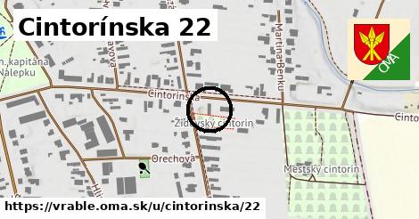 Cintorínska 22, Vráble