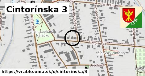 Cintorínska 3, Vráble