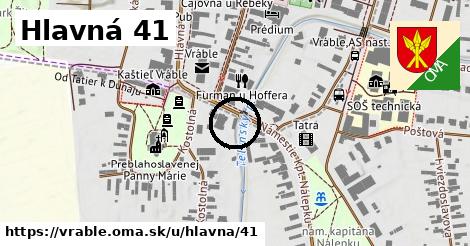 Hlavná 41, Vráble