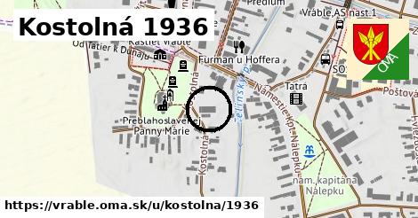 Kostolná 1936, Vráble