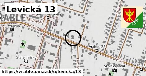 Levická 13, Vráble