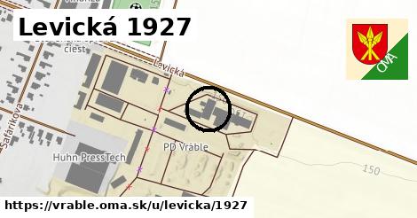 Levická 1927, Vráble