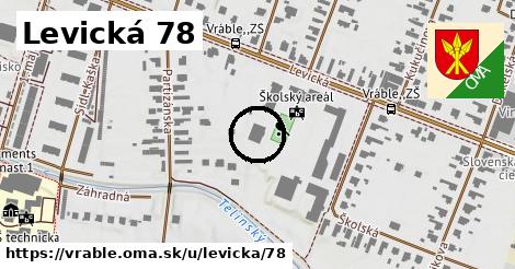 Levická 78, Vráble