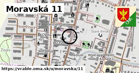 Moravská 11, Vráble