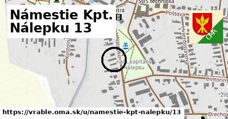 Námestie Kpt. Nálepku 13, Vráble