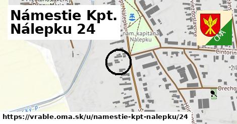 Námestie Kpt. Nálepku 24, Vráble