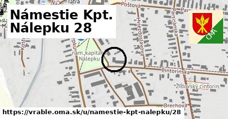 Námestie Kpt. Nálepku 28, Vráble