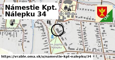 Námestie Kpt. Nálepku 34, Vráble