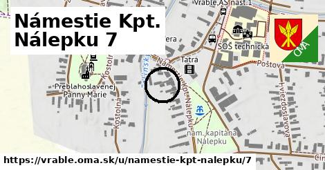 Námestie Kpt. Nálepku 7, Vráble