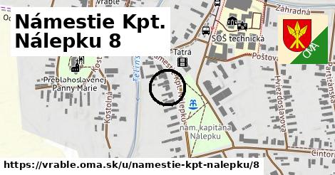 Námestie Kpt. Nálepku 8, Vráble