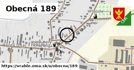 Obecná 189, Vráble