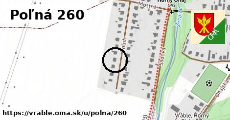 Poľná 260, Vráble