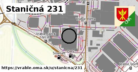 Staničná 231, Vráble