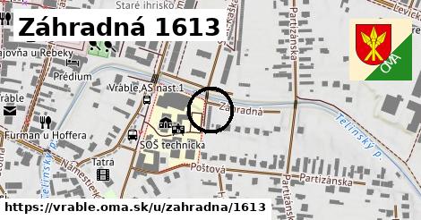 Záhradná 1613, Vráble