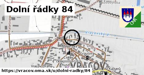 Dolní řádky 84, Vracov