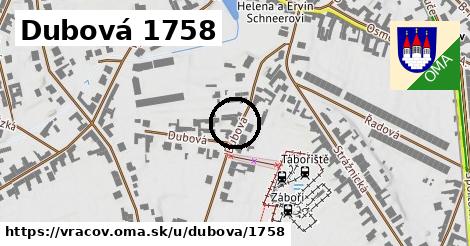 Dubová 1758, Vracov