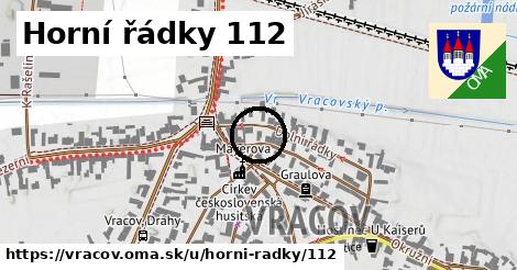 Horní řádky 112, Vracov