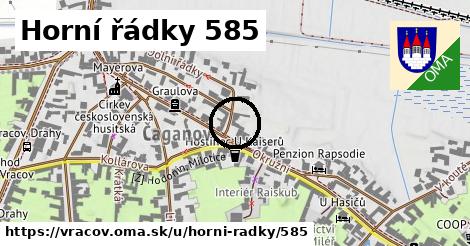 Horní řádky 585, Vracov