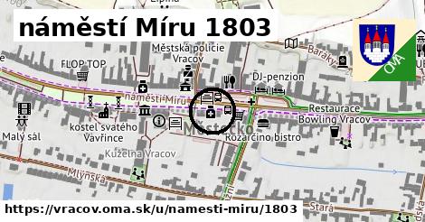 náměstí Míru 1803, Vracov