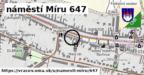 náměstí Míru 647, Vracov