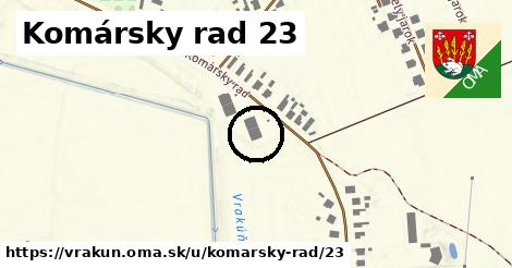 Komársky rad 23, Vrakúň