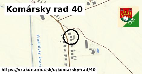 Komársky rad 40, Vrakúň