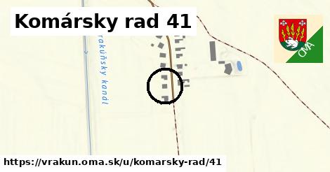 Komársky rad 41, Vrakúň