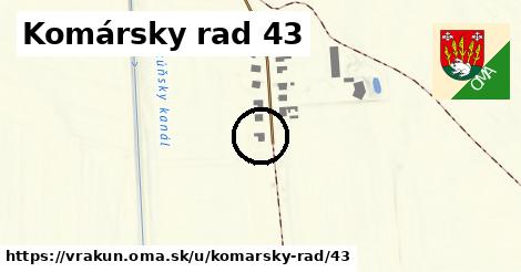 Komársky rad 43, Vrakúň