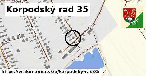 Korpodský rad 35, Vrakúň