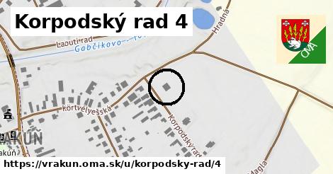 Korpodský rad 4, Vrakúň