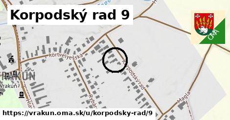 Korpodský rad 9, Vrakúň