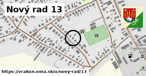 Nový rad 13, Vrakúň