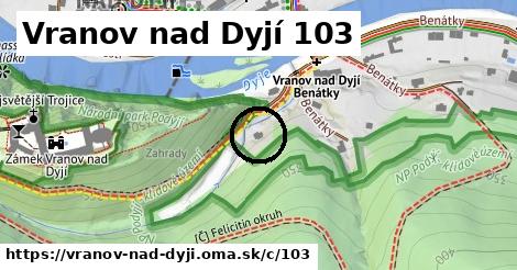 Vranov nad Dyjí <span class="supisne">103</span>