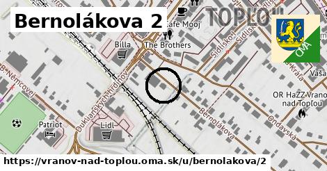 Bernolákova 2, Vranov nad Topľou