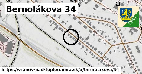 Bernolákova 34, Vranov nad Topľou