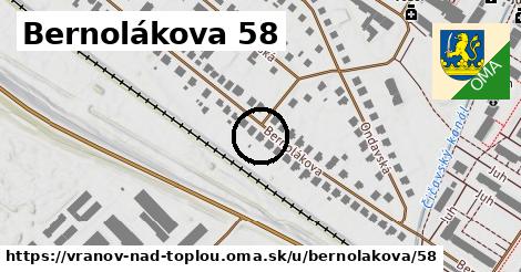 Bernolákova 58, Vranov nad Topľou