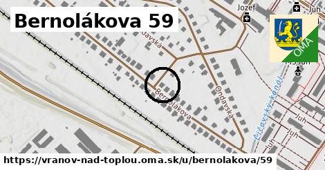 Bernolákova 59, Vranov nad Topľou