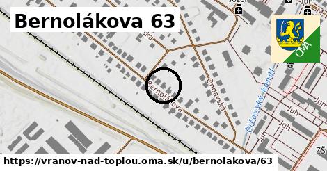 Bernolákova 63, Vranov nad Topľou