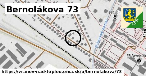 Bernolákova 73, Vranov nad Topľou