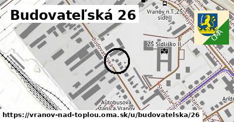 Budovateľská 26, Vranov nad Topľou