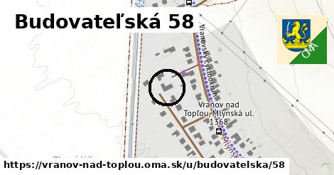 Budovateľská 58, Vranov nad Topľou